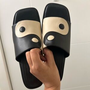 Princess Polly Yin Yang platform sandals